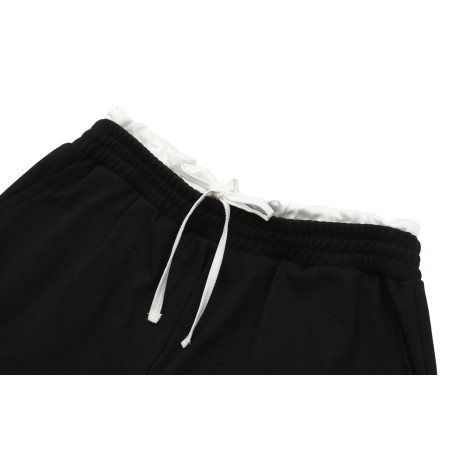 SATIN JERSEY SHORTS_BLACK shop