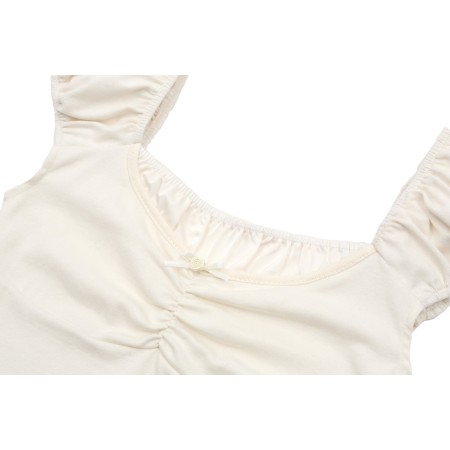 SATIN RIBBON CROP T_CREAM commande en ligne