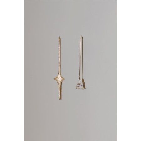 DAISY EARRINGS_UNBALANCE GOLD prix pour 