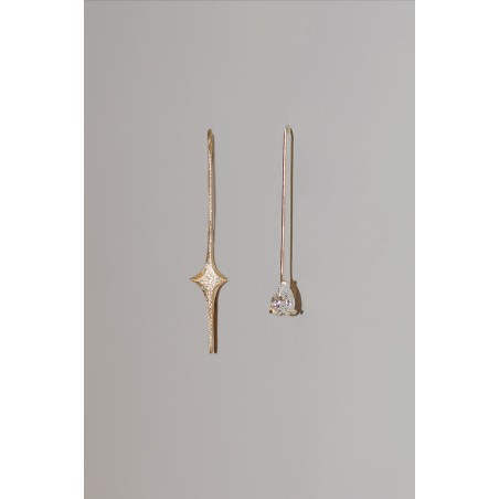 DAISY EARRINGS_UNBALANCE GOLD prix pour 