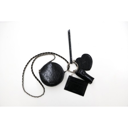 LAYERED LEATHER BAG_BLACK Venez découvrir notre 