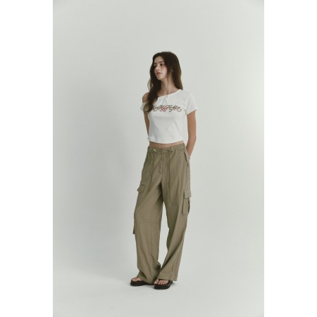 BELLA CARGO PANTS_KHAKI Jusqu'à 80% De Réduction