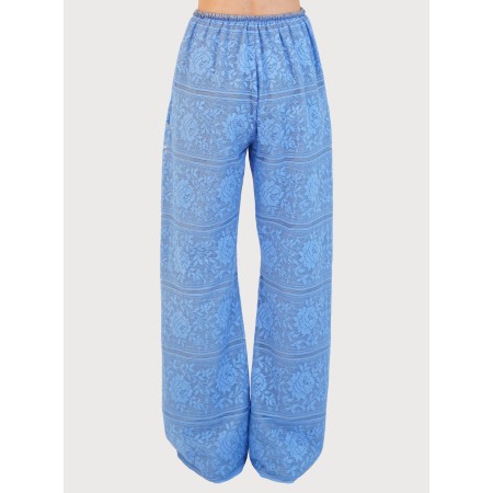 LACE EASY PANTS_BLUE s'inspire de l'anatomie humaine