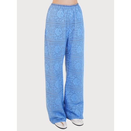 LACE EASY PANTS_BLUE s'inspire de l'anatomie humaine