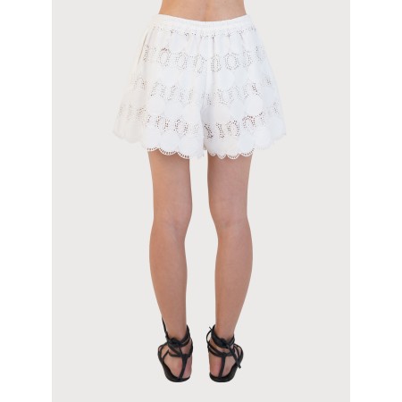 LACE TAPE SUMMER SHORTS_WHITE Profitez des Offres !