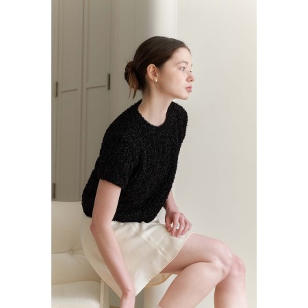 NAVI COLOR KNIT_BLACK l'achat 