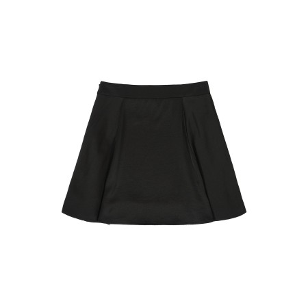 SATIN FLARE SKIRT_BLACK pour bénéficier 