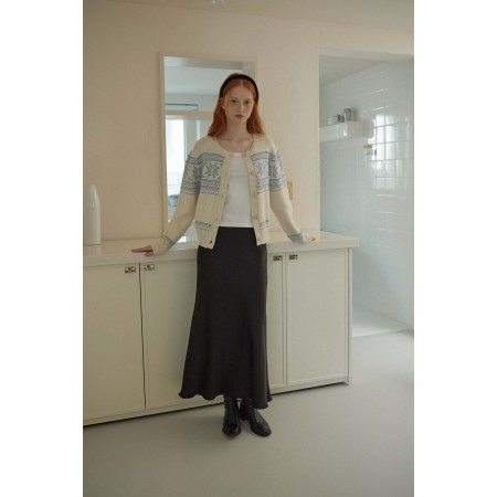 SATIN LONG SKIRT_BLACK des créatures d'habitude