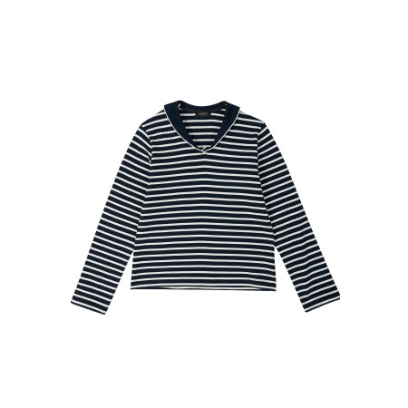 SAILOR STRIPE T-SHIRT_NAVY vente chaude votre 