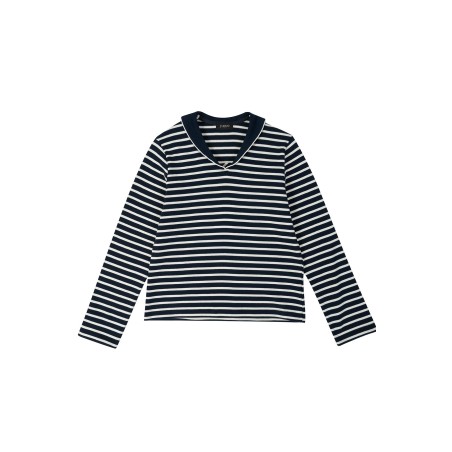 SAILOR STRIPE T-SHIRT_NAVY vente chaude votre 