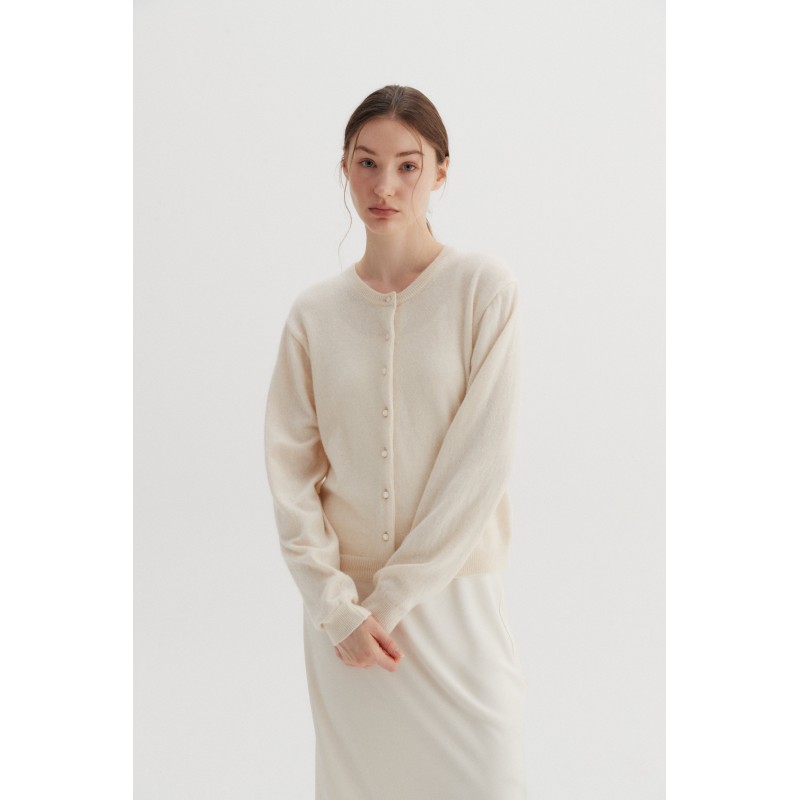 BEANS CASHMERE CARDIGAN_IVORY Vous souhaitez 