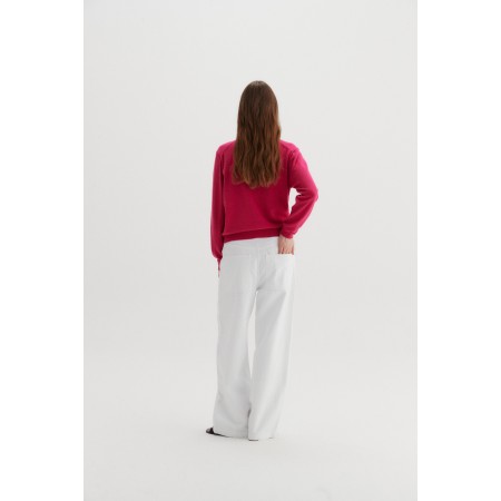 BEANS CASHMERE CARDIGAN_HOT PINK Véritable concentré