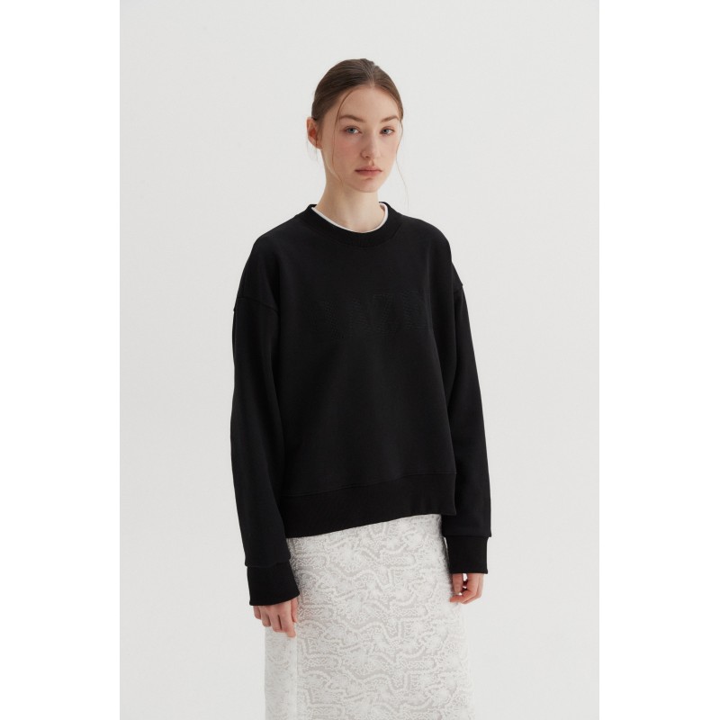 HAZEL SWEATSHIRT_BLACK pas chere