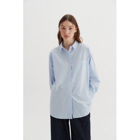 UNBALANCE SHIRT_LIGHT BLUE pas chere