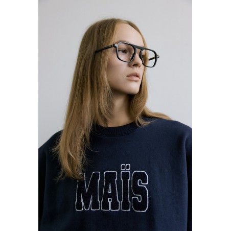 MAIS BOUCLE LOGO SWEAT SHIRT _ NAVY Faites des économies