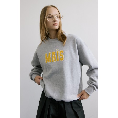 MAIS BOUCLE LOGO SWEAT SHIRT _ GREY Par le système avancé 