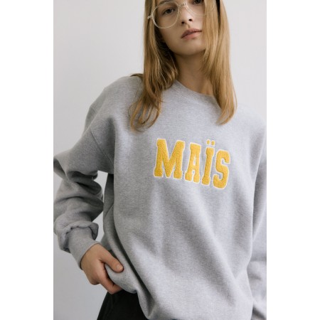 MAIS BOUCLE LOGO SWEAT SHIRT _ GREY Par le système avancé 