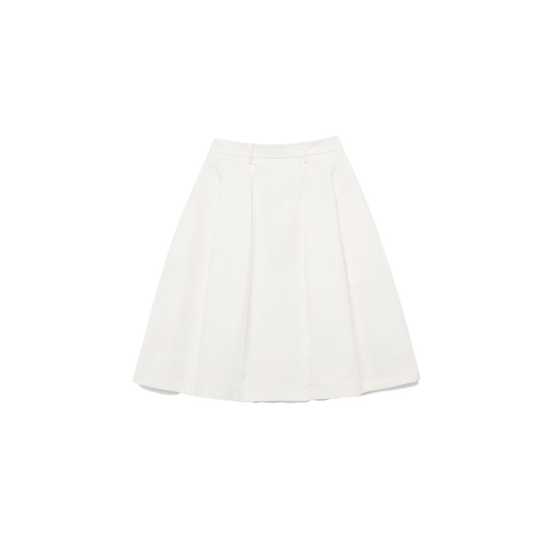 WAVY VOLUME SKIRT_IVORY Voir les baskets