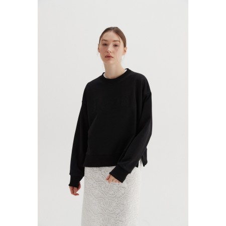 HAZEL SWEATSHIRT_BLACK pas chere