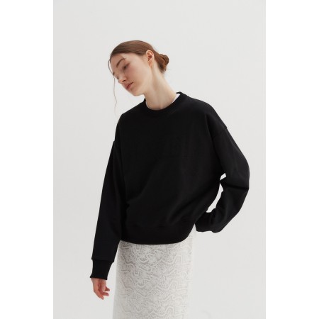 HAZEL SWEATSHIRT_BLACK pas chere