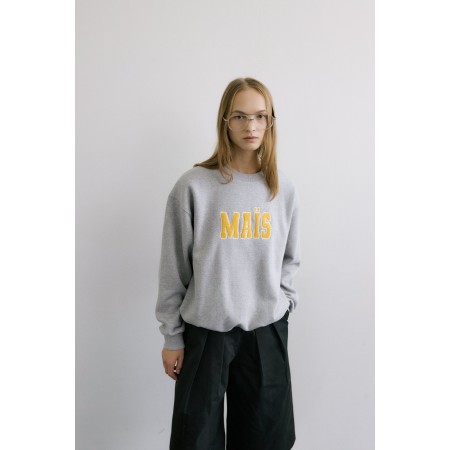 MAIS BOUCLE LOGO SWEAT SHIRT _ GREY Par le système avancé 