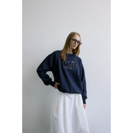 MAIS BOUCLE LOGO SWEAT SHIRT _ NAVY Faites des économies