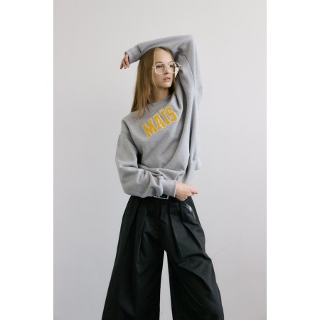 AUTUMN TWO TUCK CULOTTES PANTS_BLACK le concept de la Pate a emporter 