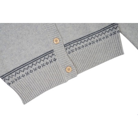 TRIANGLE CARDIGAN_GRAY Venez acheter