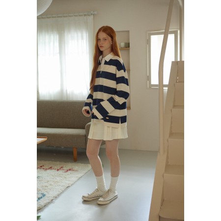 LONG STRIPE T-SHIRT_NAVY l'achat 