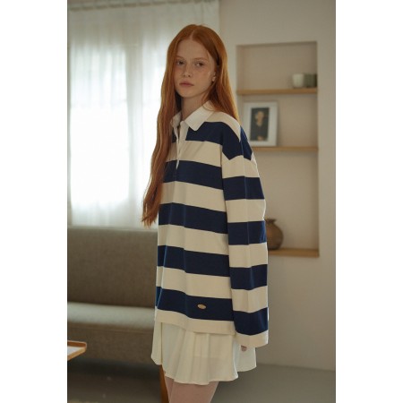 LONG STRIPE T-SHIRT_NAVY l'achat 