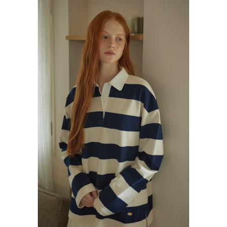 LONG STRIPE T-SHIRT_NAVY l'achat 