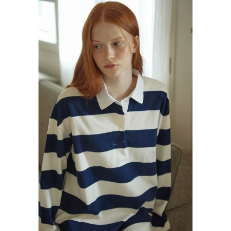 LONG STRIPE T-SHIRT_NAVY l'achat 