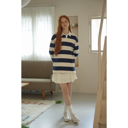 LONG STRIPE T-SHIRT_NAVY l'achat 