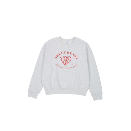 HEART SWEATSHIRT_OATMEAL paiement sécurisé