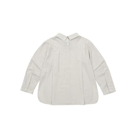 STRIPE OFF SHOULDER SHIRTS_BEIGE france