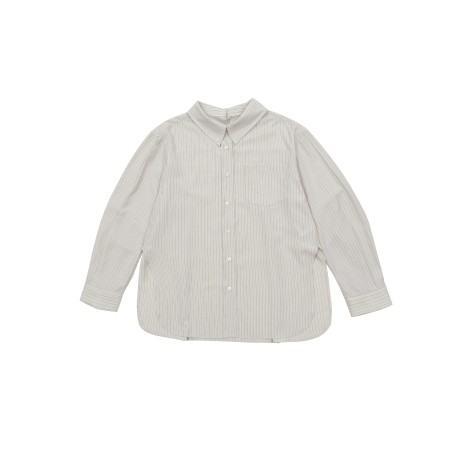 STRIPE OFF SHOULDER SHIRTS_BEIGE france