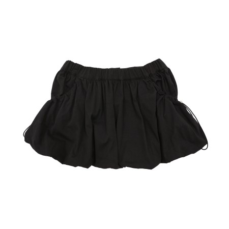 LAYERED POCKET BALLOON SKIRT_BLACK Profitez des Offres !