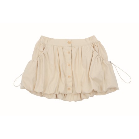 LAYERED POCKET BALLOON SKIRT_CREAM sur le site 