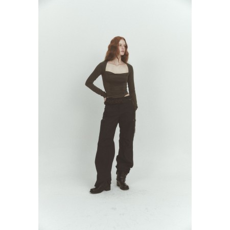 RIVET COTTON PANTS_BLACK de France