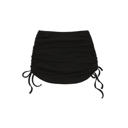 WRINKLE STRING SKIRT_BLACK en ligne des produits 