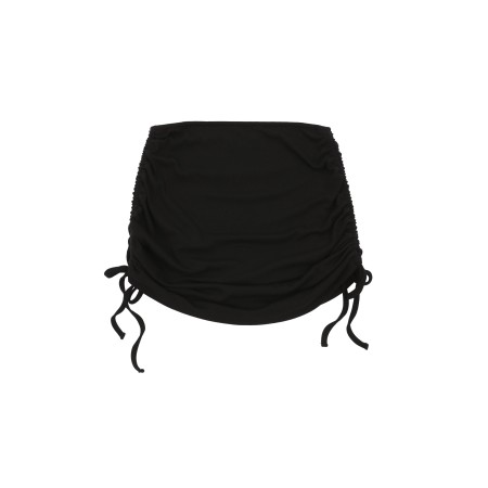 WRINKLE STRING SKIRT_BLACK en ligne des produits 