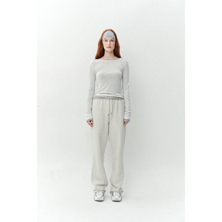 AS BASIC SWEATPANTS_OATMEAL pas chere