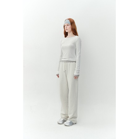 AS BASIC SWEATPANTS_OATMEAL pas chere