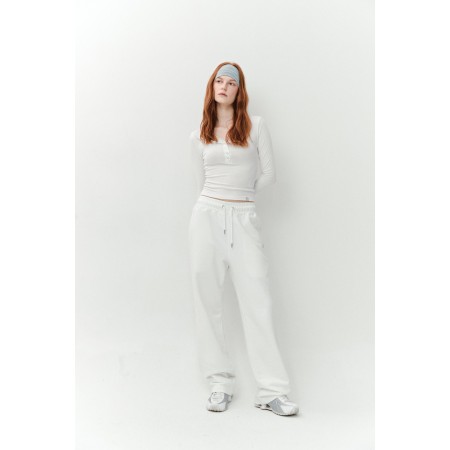 AS BASIC SWEATPANTS_IVORY de pas cher