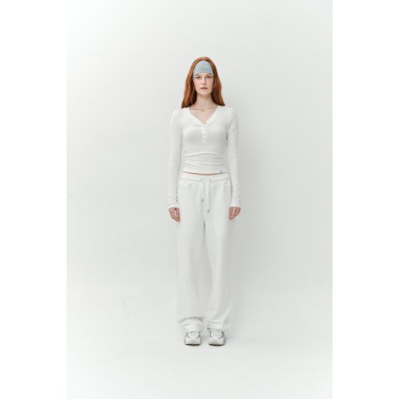 AS BASIC SWEATPANTS_IVORY de pas cher