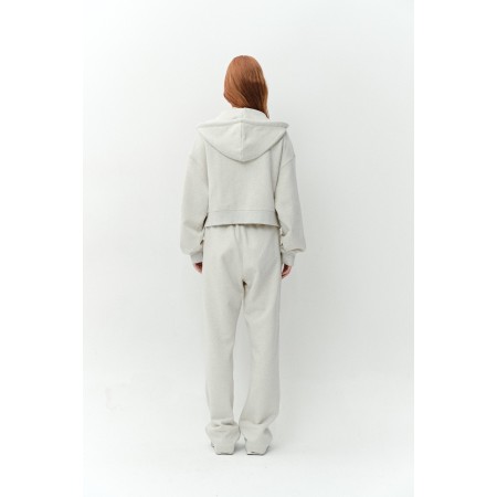 AS BASIC HOOD ZIP UP_OATMEAL vous aussi creer 