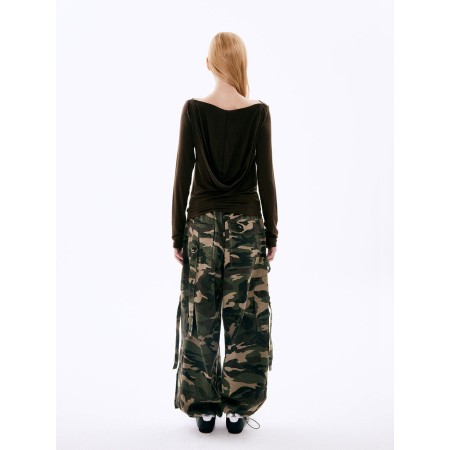 D-ring Cargo Pants_Camoflage à prix réduit toute l'année