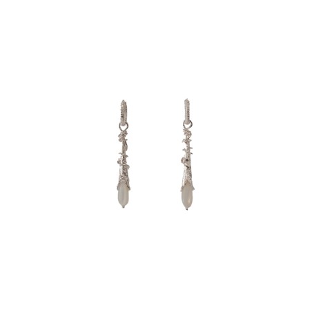 ROPE DROP EARRINGS - SILVER Comparez et commandez 