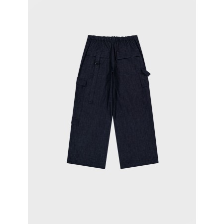 D-ring Cargo Pants_Denim Dans la société mordern