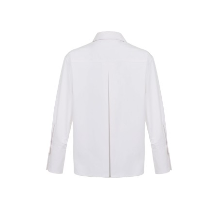 CLASSIC R LOGO SHIRT_WHITE Véritable concentré